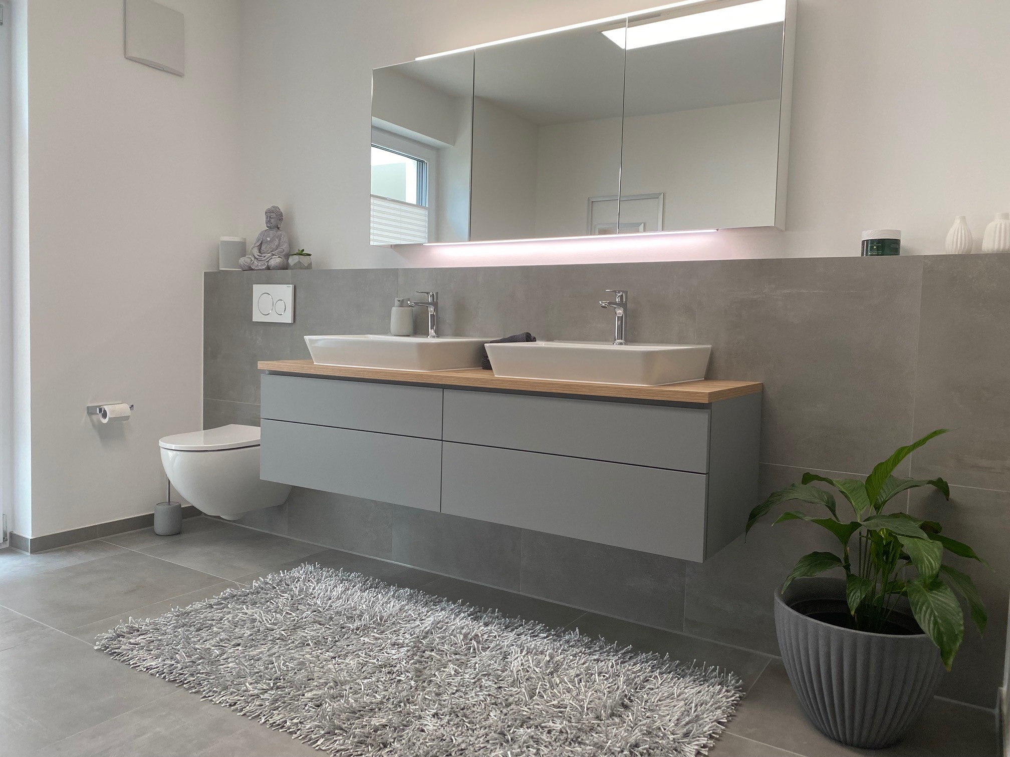 Küche Bad Waschtischunterschrank Spiegelschrank